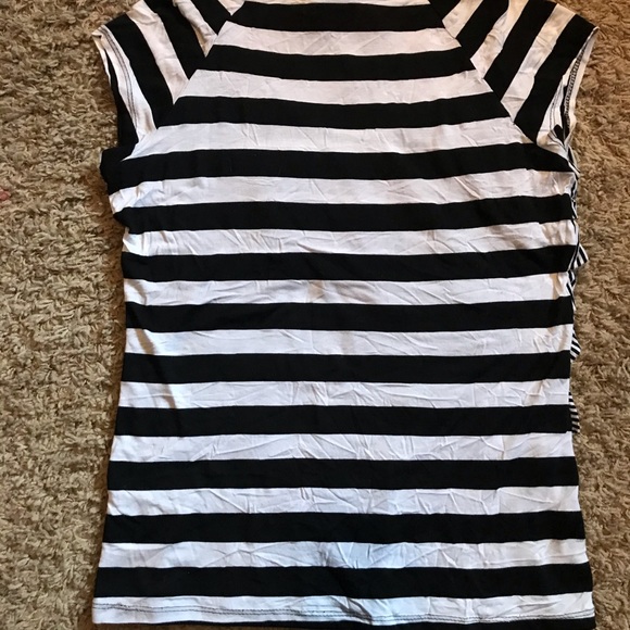 Ruffled Striped Tee - Picture 4 of 4